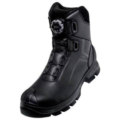 uvex S3L BOA PU/GU W12 6536344 Hoge veiligheidsschoenen S3L Schoenmaat (EU): 44 Zwart 1 paar