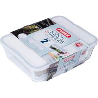 Pyrex Cook & Freeze Classic Glazen Ovenschalen 1.5+2.6L Transparant Pyrex Cook & Freeze Classic Glazen Ovenschalen 1.5+2.6L Transparant