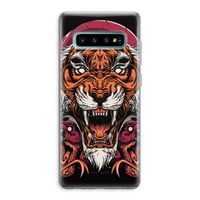 Tiger and Rattlesnakes: Samsung Galaxy S10 Plus Transparant Hoesje