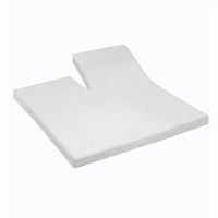 Cinderella single-split hoeslaken jersey 180x200/210 white