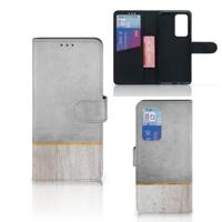 Huawei P40 Pro | Book Style Case | Wood Concrete