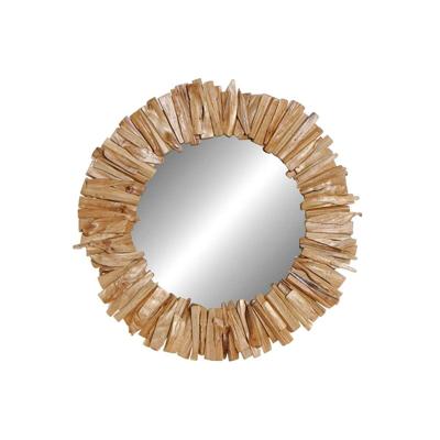 Wandspiegel DKD Home Decor Natuurlijk Alpino Verouderde afwerking 60 x 4 x 60 cm