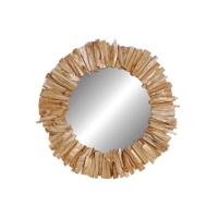 Wandspiegel DKD Home Decor Natuurlijk Alpino Verouderde afwerking 60 x 4 x 60 cm