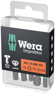 Wera 867/4 Impaktor DC TORX® Bit TX30 x 50mm VE=5 - 05057666001