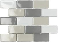 Mozaïek tegels York Blend Glans 26,x30,9 - Rechthoek Wandtegels Geglazuurde porseleinen steengoed Mozaïek tegels York Blend Glans 26,x30,9 - Rechthoek Wandtegels Geglazuurde porseleinen steengoed