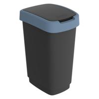 Rotho twist afvalbak 25l horizon blauw Rotho twist afvalbak 25l horizon blauw