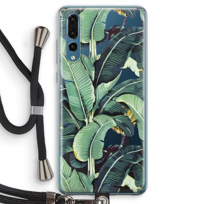 Bananenbladeren: Huawei P20 Pro Transparant Hoesje met koord