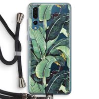 Bananenbladeren: Huawei P20 Pro Transparant Hoesje met koord