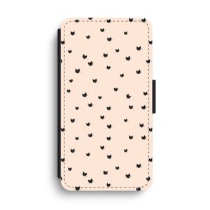 Kleine kattenkopjes: iPhone XS Max Flip Hoesje