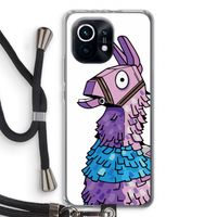Lama: Xiaomi Mi 11 Transparant Hoesje met koord