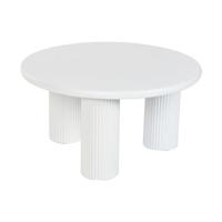 Bijzettafel Home ESPRIT Wit 75 x 75 x 40 cm
