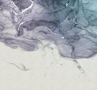 Noordwand Komar Raw Fotobehang Ink Blue Fluid - R3-024