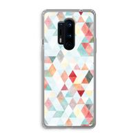 Gekleurde driehoekjes pastel: OnePlus 8 Pro Transparant Hoesje