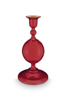 Pip Studio Kaarsenhouder Metalen Bol Donkerrood 24cm