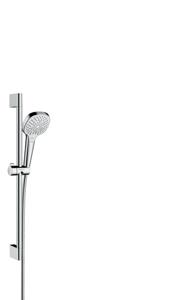 Hansgrohe Croma Select E doucheset waterbesparend met 3 standen handdouche en glijstang 65cm chroom