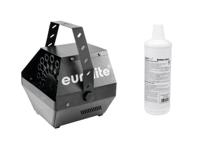EUROLITE Set B-100 Bubble Machine black DMX + Bubble Fluid 1l