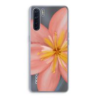 Pink Ellila Flower: Oppo A91 Transparant Hoesje