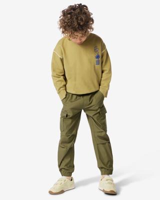 HEMA Kinderbroek cargo olijf (olijf)