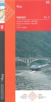 Topografische kaart - Wandelkaart 48 Topo50 Huy / Hoei | NGI - Nationaal Geografisch Instituut Topografische kaart - Wandelkaart 48 Topo50 Huy / Hoei | NGI - Nationaal Geografisch Instituut