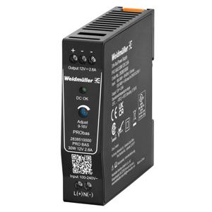 Weidmüller PRO BAS 30W 12V 2.6A DIN-rail netvoeding Inhoud: 1 stuk(s)