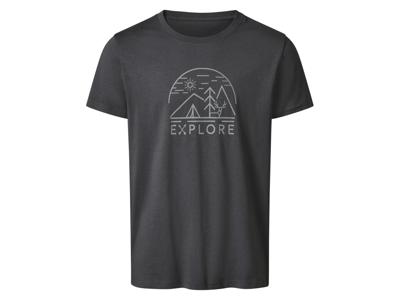 esmara Men Heren T-shirt (Grijs, L)