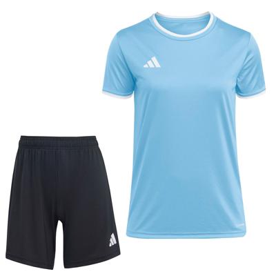 adidas Entrada 26 Voetbaltenue Dames Lichtblauw Zwart adidas Entrada 26 Voetbaltenue Dames Lichtblauw Zwart