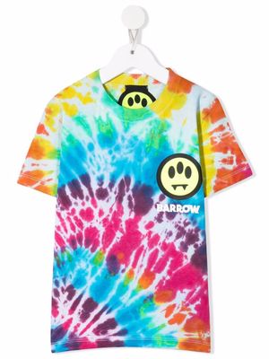 Barrow kids t-shirt à imprimé tie-dye - Bleu