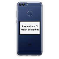 Alone: Huawei P Smart (2018) Transparant Hoesje Alone: Huawei P Smart (2018) Transparant Hoesje