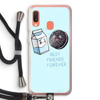 Best Friend Forever: Samsung Galaxy A20e Transparant Hoesje met koord