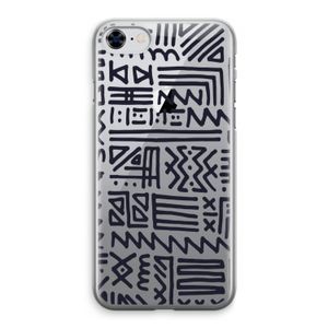 Marrakech print: iPhone 8 Transparant Hoesje