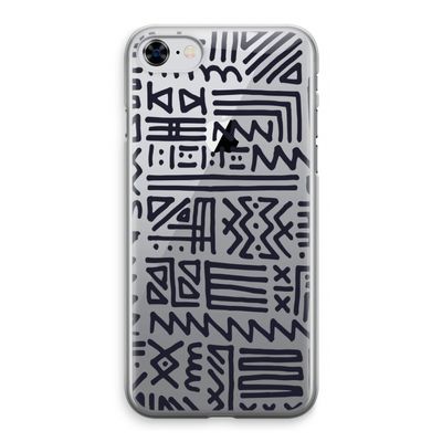 Marrakech print: iPhone 8 Transparant Hoesje