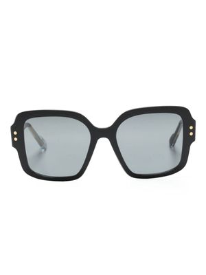 Snob Twiggy bril met oversized montuur - Zwart
