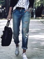 Casual Personality Ripped Jeans - thumbnail