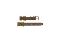 Horlogeband Fossil AM4620 Leder Beige 20mm