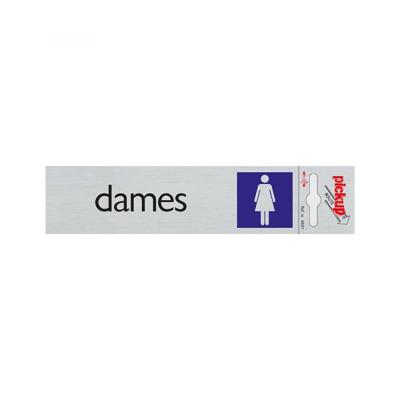 Bord Alulook Dames - 165x44 mm zelfklevend.