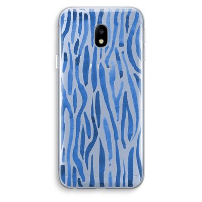 Blauwe nerven: Samsung Galaxy J3 (2017) Transparant Hoesje