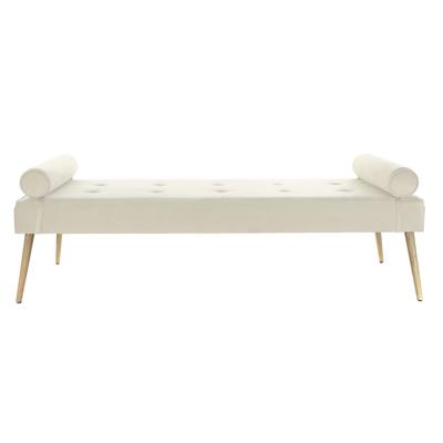 Divan Home ESPRIT Crème Metaal 184 x 76 x 62 cm
