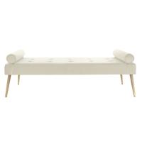 Divan Home ESPRIT Crème Metaal 184 x 76 x 62 cm
