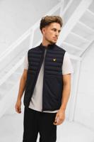 Lyle & Scott Hybrid Double Baffle Bodywarmer Heren Zwart - Maat S - Kleur: Zwart | Soccerfanshop