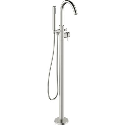 Crosswater MPRO Badkraan - vrijstaand - met staafhanddouche - RVS geborsteld PRO416FV