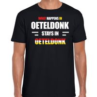 Oeteldonk Carnaval verkleed outfit / t-shirt zwart voor heren