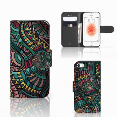Apple iPhone 5 | 5s | SE | Telefoon Hoesje | Aztec
