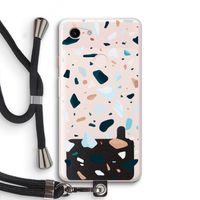 Terrazzo N°13: Pixel 3 XL Transparant Hoesje met koord