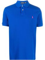 Polo Ralph Lauren polo à motif Polo Pony Signature - Bleu - thumbnail