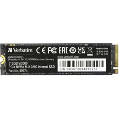 Verbatim Vi3000 512GB M.2 SSD Verbatim Vi3000 512GB M.2 SSD