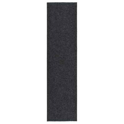 VidaXL Droogloopmat 100x400 cm antracietkleurig