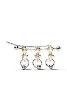 Delfina Delettrez puce d'oreille Two In One en or 18ct