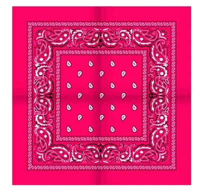 Boerenzakdoek Rain drop 54x54 - Rode zakdoek