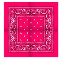 Boerenzakdoek Rain drop 54x54 - Rode zakdoek