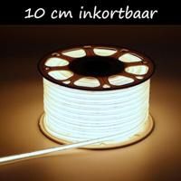 COB Ledstrip 230 Volt - Helder Wit 4000K - Per 10 cm inkortbaar - Dimbaar - IP65